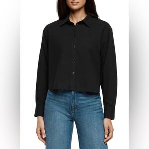 ✨ NWT Gap Cropped Poplin Button-Up Shirt ✨